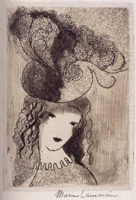 Roseal hat, Marie Laurencin